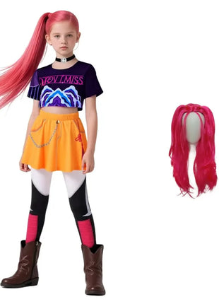 Anime Movie KPOP Demon Hunters Zoey Rumi Mira Costume Cosplay Halloween Carnevale Festa Gioco di ruolo Uniforme Prop