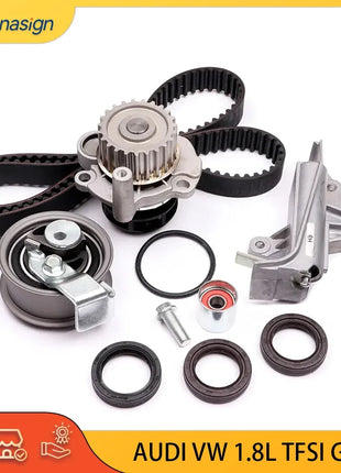 PARTI DEL MOTORE AUTOMATICO Cinghia Dentata Kit Pompa Acqua Per AUDI Volkswagen A4 PASSAT 1.8L 1.8T l4 GAS DOHC Turbocompresso 1.8 L T 1999-2006