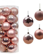 24PCS Palle Di Natale Ornamenti Per L'albero Di Natale Palle Di Natale Appeso Albero Pendenti Home Party Decor 2026 Regalo di Capodanno Noel Navidad - riparo82