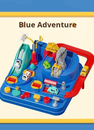 Modello di auto ferroviaria da corsa Giocattoli educativi Pista per bambini Gioco di avventura Cervello Meccanico Interattivo Treno Animali Giocattolo razzo spaziale - riparo82