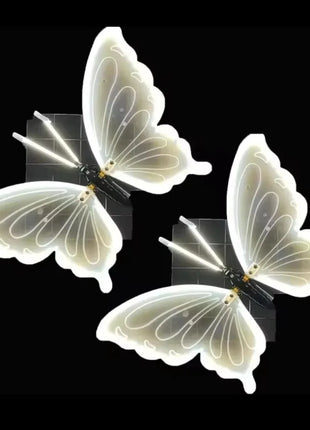 Farfalle a LED per matrimoni, apertura e chiusura automatica, ali luminose realistiche, arredamento perfetto per feste e Natale - riparo82