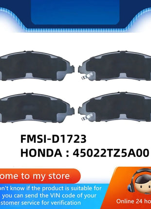 Per Honda RIDGELINE (2a generazione) Honda Pilot (3a generazione) Pastiglia freno anteriore 45022TZ5A00/Parti auto -04035