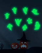 Halloween Night Light Wall Stickers Peeping Night Light Eyes Stickers Ghost Decoration Stickers Fluorescent Horror Wall Stickers - Riparo82