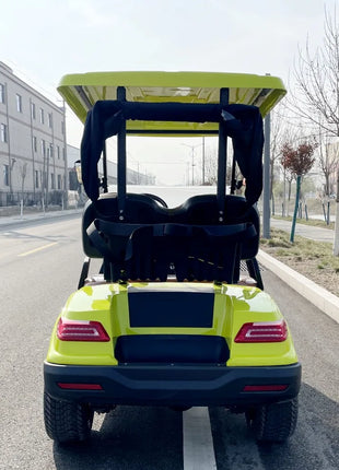 Latest Trends Golf Carts 48V 4KW Motor 2 4 Seater Golf Buggy Cart Electric with Golf Bag Straps and Basket - Riparo82