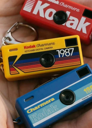 Kodak Charmera Portachiavi 35MM/F2.4 Fotocamera digitale 1987 con Flash Mini fotocamera digitale 5 colori Fotocamera a colori casuali per regalo ﻿