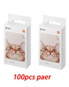50/100 PCS Xiaomi ZINK Carta per stampante tascabile Stampa fotografica autoadesiva Xiaomi Mini carta per stampante fotografica tascabile da 3 pollici