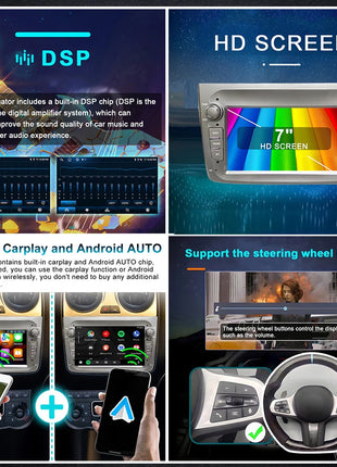 Android 14 Auto Car Radio Stereo Wireless Carplay autoradio For Alfa Romeo 147 Bluetooth 2 din Multimedia player Screen 4G LTE - Riparo82