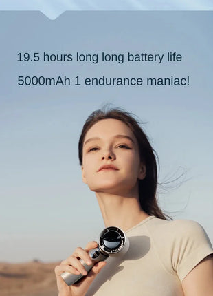 Xiaomi Electric Fan Technology Display 8000mah Wireless Portable Air Circulator Fan Desktop Air Cooling Cooler Quiet MIJIA Fan - Riparo82