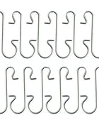 30/300 pezzi ganci in metallo a forma di S supporto albero di Natale palla pendente decorazioni appese per la casa Navidad Capodanno - riparo82