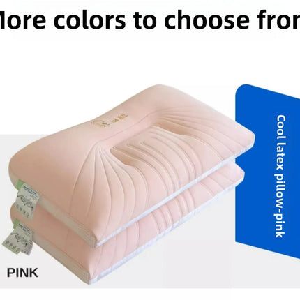 Four Season Ice Silk Soft Sleep High Pillow Supports Protects The Neck Used Side Sleeping Cotton Pillows For Bedrooms Offices