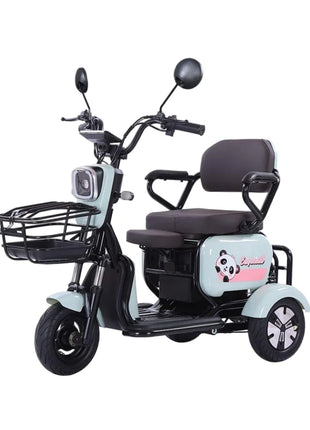 Mini Parent Child Electric Tricycle For Family With Foldable Child Seat 700W 48V 3 Wheels Electric Scooter For Adults Women - Riparo82
