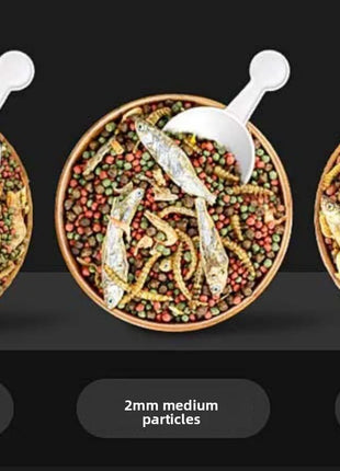 GEN CLIMB Turtle Food with Dried Shrimp&Mealworms-All-in-One Floating Pellets for Aquatic Turtles(Red-Eared Slider,Pond Turtle) - Riparo82