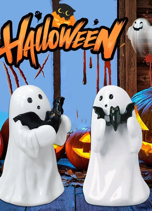 Halloween Cute Ghost Statue Creative  Crafts  Suitable For Party Scene   Home Living Room Bedroom Office Desktop Decoration ﻿ - Riparo82