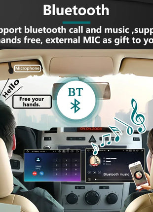 10 inch 2 DIN Android 14 Universal Multimedia Video Player, Car Radio, Wireless carplay android auto WiFi, GPS, Bluetooth, Audio - Riparo82
