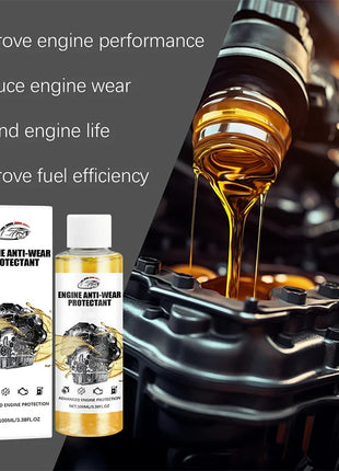 100ML Highly Effective Car Engine Anti-Wear Protectant Noise Reduction Oil Liquid Additive Automobile Maintenance Curing Agent - Riparo82