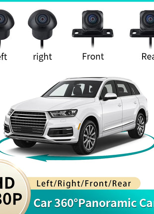 360° Degree Car Camera 1080P 3D Panoramic Surround Rear / Front / Left / Right View Reverse Camera Kits for Android Car Radio - Riparo82