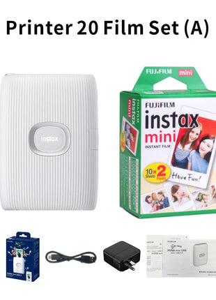 Stampante originale Fujifilm Instax Mini Link 2/Link 3 Stampanti per fotocamere Instax (20/40 fogli di pellicola bianca Instax Mini)