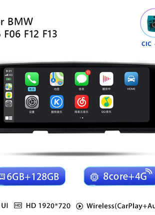 10.25 "Android 14 Wireless Carplay AutoRadio For BMW 6 Series F06 F12 F13 CIC NBT Radio Multimedia Audio GPS Screen Stereo 4GDSP - Riparo82