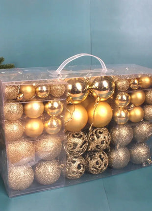 100 pz Decorazioni Di Natale Palline Albero Palle Di Natale Festa di Nozze Ornamento Forniture Per Feste Ornamento Di Natale Palla Palline Di Natale - riparo82