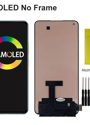 Schermo Amoled Per Xiaomi 11 Lite 5G NE Display LCD Touch Panel Digitizer Assembly per Mi 11Lite 5G NE 2109119DG 2107119DC - riparo82