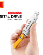 KODAK USB 3.1 Metal USB Flash Drive 64GB 128GB 256GB Pen Drive personalità creativa Car Music Gift PenDrive USB ad alta velocità