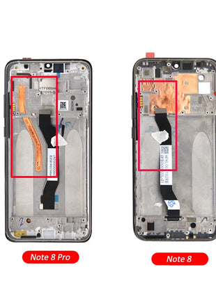 Display da 6.3 "Per Xiaomi Redmi Nota 8 Display LCD Touch Screen Digitizer Assembly Per Redmi Nota 8 Pro Display LCD Parti - riparo82
