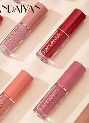 HANDAIYAN 12-Color Velvet Matte Lip Gloss Set - Liquid Lipstick Gift Box Set, Non-Sticky Lip Gloss - Riparo82