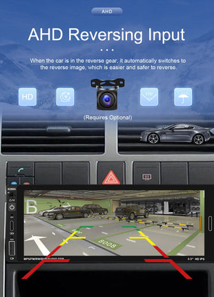 Podofo IPS 6.86''1Din Wireless Carplay Android Auto Car Radio Multimedia Video MP5 Player TouchScreen Universal Autoradio Stereo - Riparo82