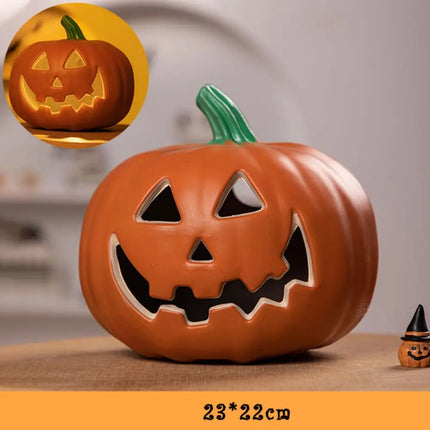 Pumpkins Lamp Halloween Decoration For Home Yard Garden Outdoor Decor Hallowen Horror House Skull Party Props Glow in The Dark