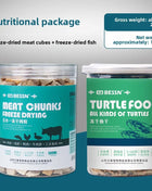 BESSN Freeze-Dried Turtle Food 300g | Brazilian/Caiman/Reeves' Turtle Formula with Shrimp & Meat Pellets | for Juvenile Turtles - Riparo82