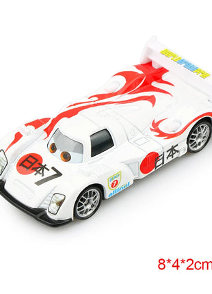 Disney Pixar Cars 2 3 Pressofuso in metallo Veicolo Saetta McQueen Mater Jackson Storm Miss Fritter Auto Giocattolo Giocattoli per bambini Regali di Natale - riparo82