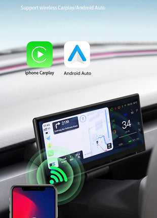 CATRONICS 8.9 Inch Head Up Display for Tesla Model 3 Y 2017-2026 Highland Juniper Dashboard Smart Carplay Support OTA Update - Riparo82