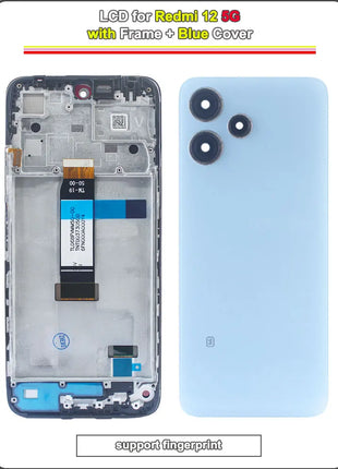 Testato LCD per Xiaomi Redmi 12 5G Display LCD Touch Screen Digitizer Sostituzione per Redmi 12 5G Telefono 2AFZZRN8DY 23076RN8DY LCD - riparo82