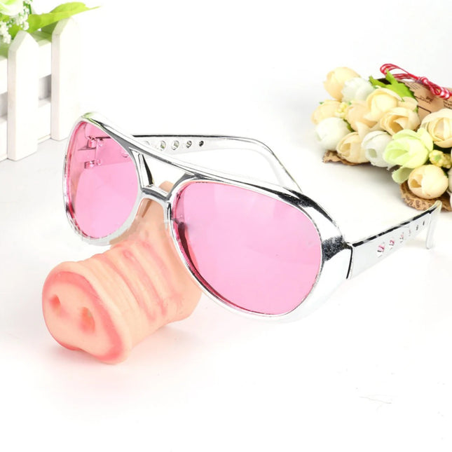 Creative Pig Nose Toy Glasses Ghost Festival Ball Costume Funny Glasses Birthday Dress Up Photo Props Happy Halloween Kids Gift