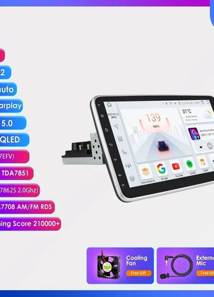 Hizpo 10.1" Universal CarPlay Android Auto Radio For VW Volkswagen Fiat Renault Nissan Hyundai 4G Car Multimedia Autoradio 1 Din