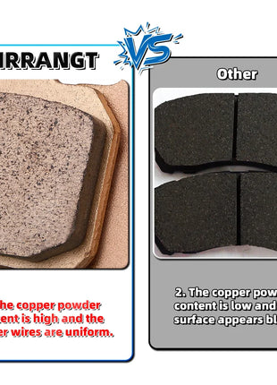 MRRANGT Per pastiglie freno pinza Frando. Adatto per pinza Brembo. Pastiglie freno in metallo sinterizzato ad alte prestazioni.