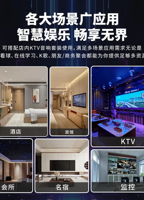 TV LCD TV 55 inch 65 inch 75 inch 85 inch 4K high definition ultra-thin home hotel KTV explosion-proof TV - Riparo82