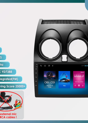 Hizpo 8G+128 AI Voice Car Radio Android Auto Multimedia For Nissan Qashqai J10 2006 2007 2008-2013 Carplay 4G 2din GPS autoradio - Riparo82