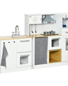 Homcom Cucina giocattolo in legno per bambini +3 anni con luci e suoni - riparo82