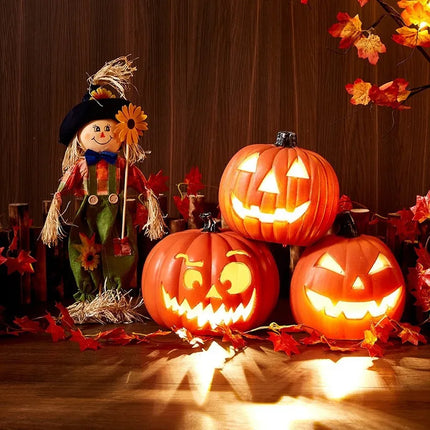 Pumpkins Lamp Halloween Decoration For Home Yard Garden Outdoor Decor Hallowen Horror House Skull Party Props Glow in The Dark