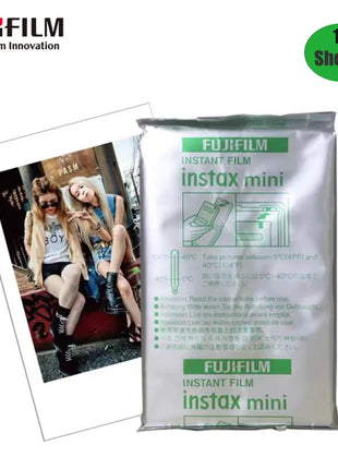 Fujifilm Instax Mini Pellicola Bordo Bianco/Pellicole a Colori 10-100 Fogli di Carta Fotografica per Fuji Instax Camera Mini 12/8/11/25/50/90/Link/Evo