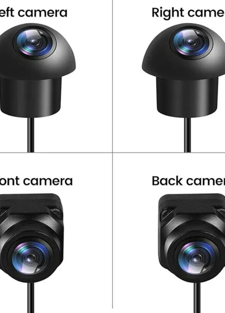 Car Camera 360 Degree 1080P Night Vision WDR Technology 4 Camera Car 360 Panorama cam Kit for Car Android Ardio - Riparo82