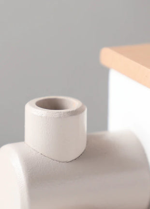 Giocattoli Montessori treno in legno per giocattolo di compleanno per bambini con numeri e blocchi gioco Toddler Boys And Girls1 2 3 4 5 giocattolo per l'apprendimento del bambino - riparo82