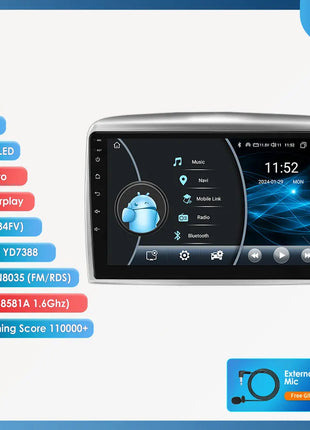 2din Android Car Radio Multimedia GPS for Lancia Ypsilon 2006 -2020 GPS Autoradio Wireless CarPlay Intelligent Screen Player DSP