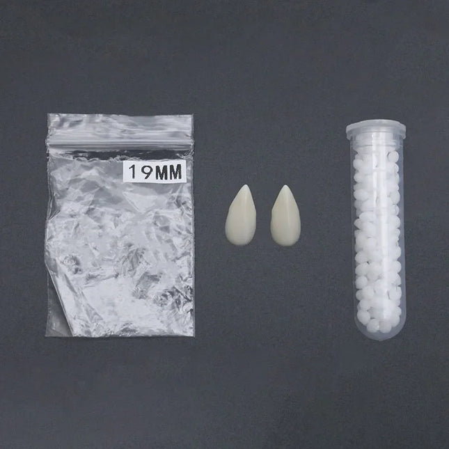 Vampire Teeth Props With Glue Halloween Party Resin Fangs Decoration Halloween Horror Friends Gifts Cosplay Witch False Fangs