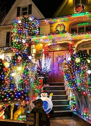 1.5M-18M LED Net Mesh Fata Luci Stringa Tenda Ghirlanda Esterna Impermeabile Per Albero Di Natale Festa Giardino Decorazione di Nozze