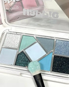 Mint diffuse pink blue small pink frame nine-color eyeshadow palette low saturation clear mint green pearl matte gentle pure des - Riparo82