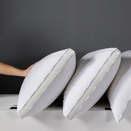 Sleeping Pillows for Bedroom Double Top Bed Stuffed Hotel Five-star Soft Orthopedic Pillow 48*74 Solid Color Extension Cushion