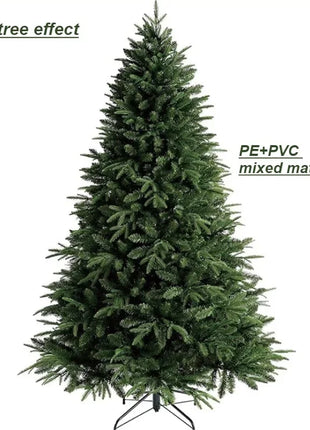 Albero di Natale artificiale PE misto crittografato con luci a LED Albero di Natale di alta qualità 1,2 m-1,8 m Decorazioni natalizie per Capodanno