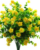 4 Bundles Artificial Plants Fake Boston Ferns Bushes Faux Shrubs  Greenery UV Resistant Plant for Home Garden Outdoor Yard Decor